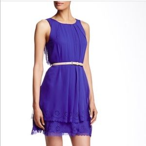 Tiered scalloped dress